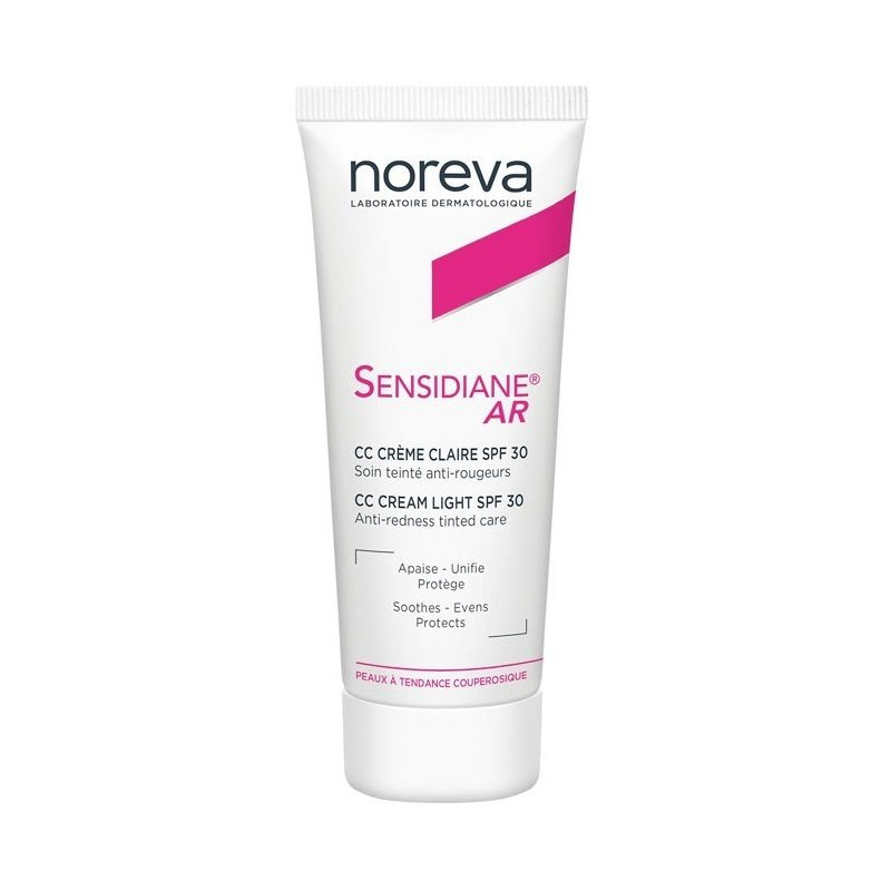 Noreva Sensidiane AR CC Crème Anti-Rougeurs Teinte Claire SPF30 40ml