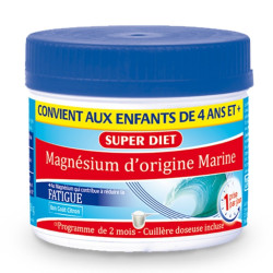 Superdiet Magnésium Marin Poudre 230g + 1 cuillère doseuse