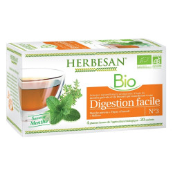 Herbesan Bio Infusion Digestion Facile Saveur Menthe n°3 20 sachets