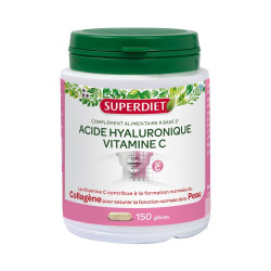 Superdiet Acide Hyaluronique Vitamine C 150 gélules