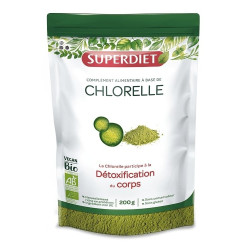 Superdiet Chlorelle Bio Poudre 200g
