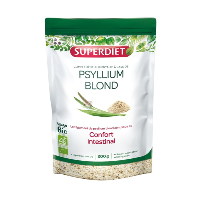 Superdiet Psyllium Blond Bio 200g