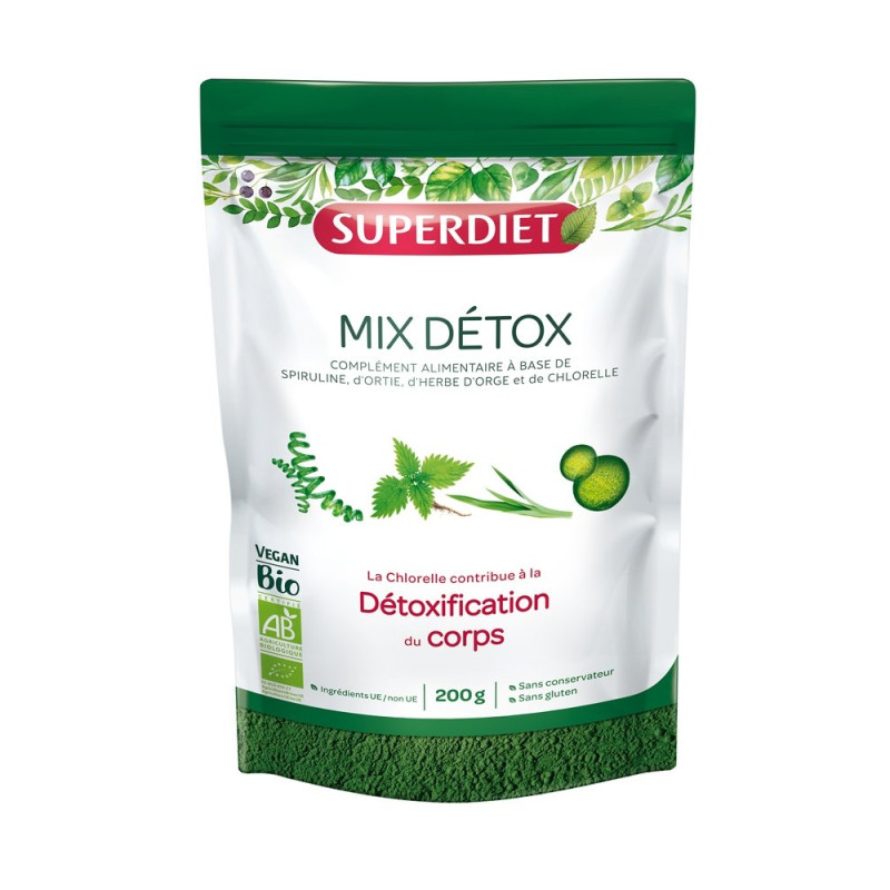 Superdiet Mix Détox Bio Poudre 200g