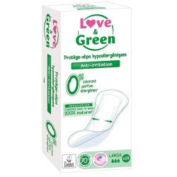 Love & Green Protège-Slips Hypoallergéniques Large 28 pièces