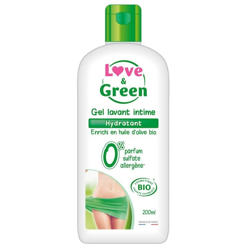 Love & Green Gel Lavant Intime Hydratant Bio 200ml