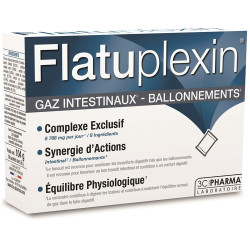 3C Pharma Flatuplexin Gaz Intestinaux Ballonnements 16 sachets