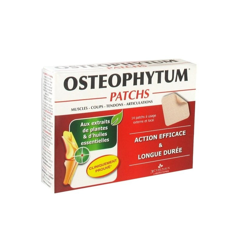 Les 3 Chênes Osteophytum Patchs 14 pièces