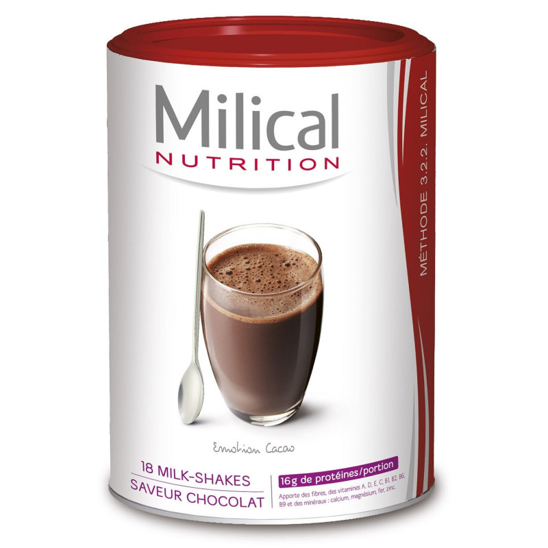 Milical Nutrition Milk-Shakes Saveur Chocolat 18 Portions