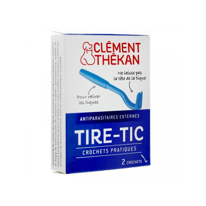 Clément Thékan Tire-Tic Crochet Antiparasitaire 2 crochets