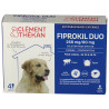 Clément Thékan Fiprokil Duo 268mg/80mg Chien 4 pipettes