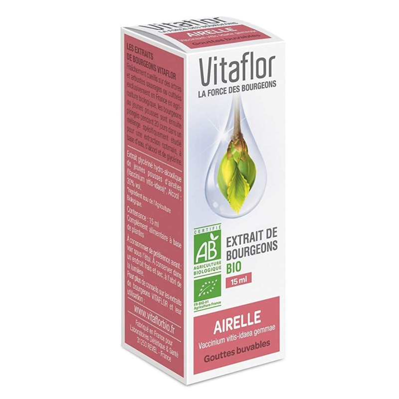 Vitaflor Extrait De Bourgeons Airelle Bio 15ml