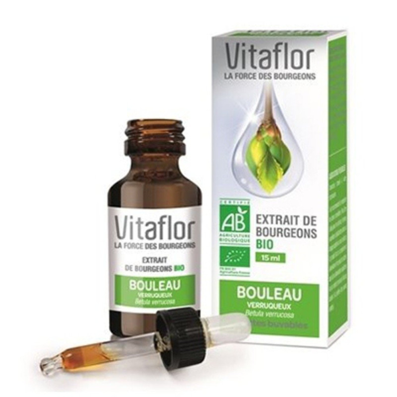 Vitaflor Extrait De Bourgeons Bouleau Bio 15ml