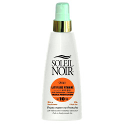 Soleil Noir Lait Fluide Vitaminé SPF10 Spray 150ml