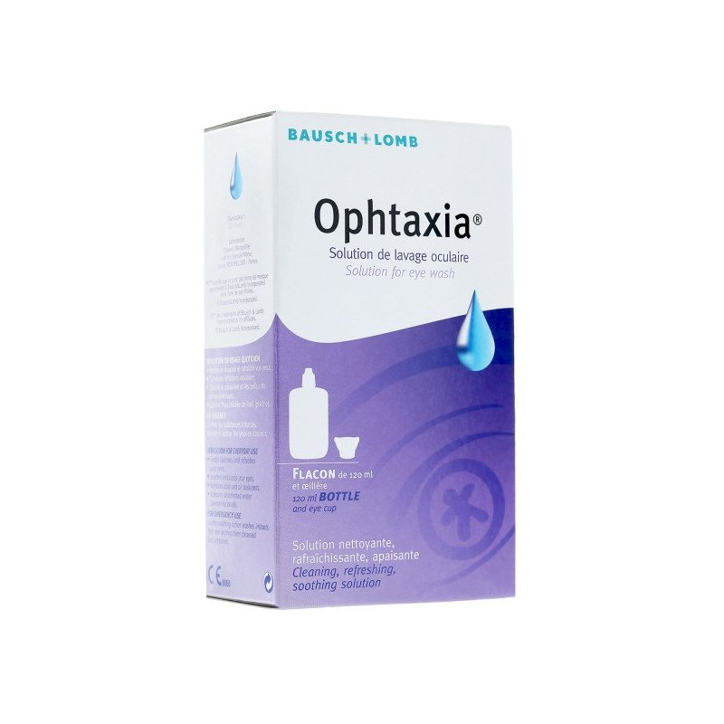 Bausch & Lomb Ophtaxia Solution de Lavage Oculaire 120ml
