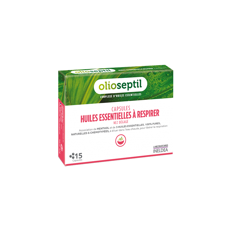 Olioseptil Capsules Huiles Essentielles à Respirer 15 capsules