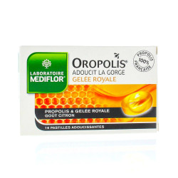 Mediflor Oropolis Pastilles Gelée Royale Coeur Liquide 16 pastilles