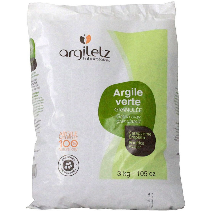 Argiletz Argile Verte Granulée 3kg