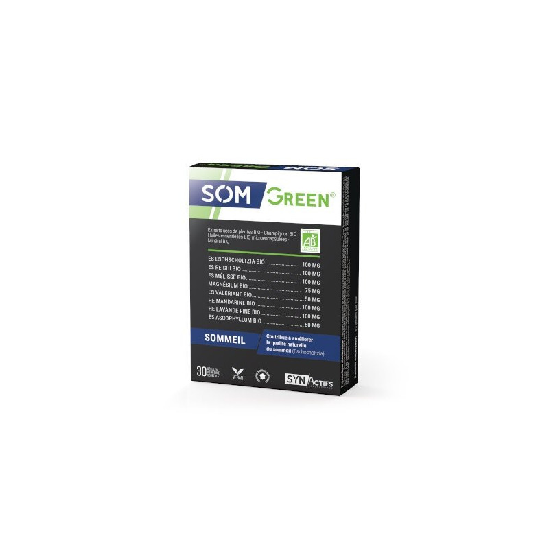 Synactifs Somgreen Sommeil 30 gélules