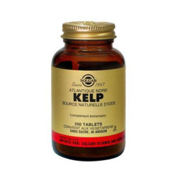 Solgar Kelp Norvégien Iode 250 comprimés