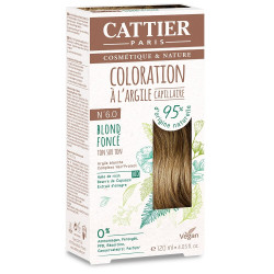 Cattier Coloration Capillaire Naturelle et Vegan N°6 Blond Foncé 120ml