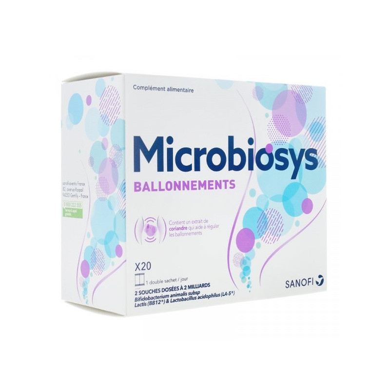 Microbiosys Ballonnements 2 x 20 sachets