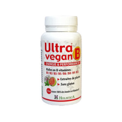 Holistica Ultra Vegan B Energie & Performance 30 comprimés