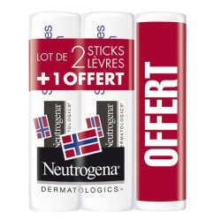 Neutrogena Sticks Lèvres Lot de 2+1 OFFERT
