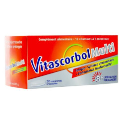Vitascorbol Multi 30 comprimés tricouches
