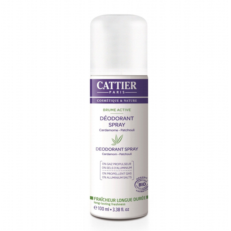 Cattier Brume Active Cardamome - Patchouli 100ml