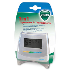 Vicks hygrometre & thermometre 2 en 1 v70emea