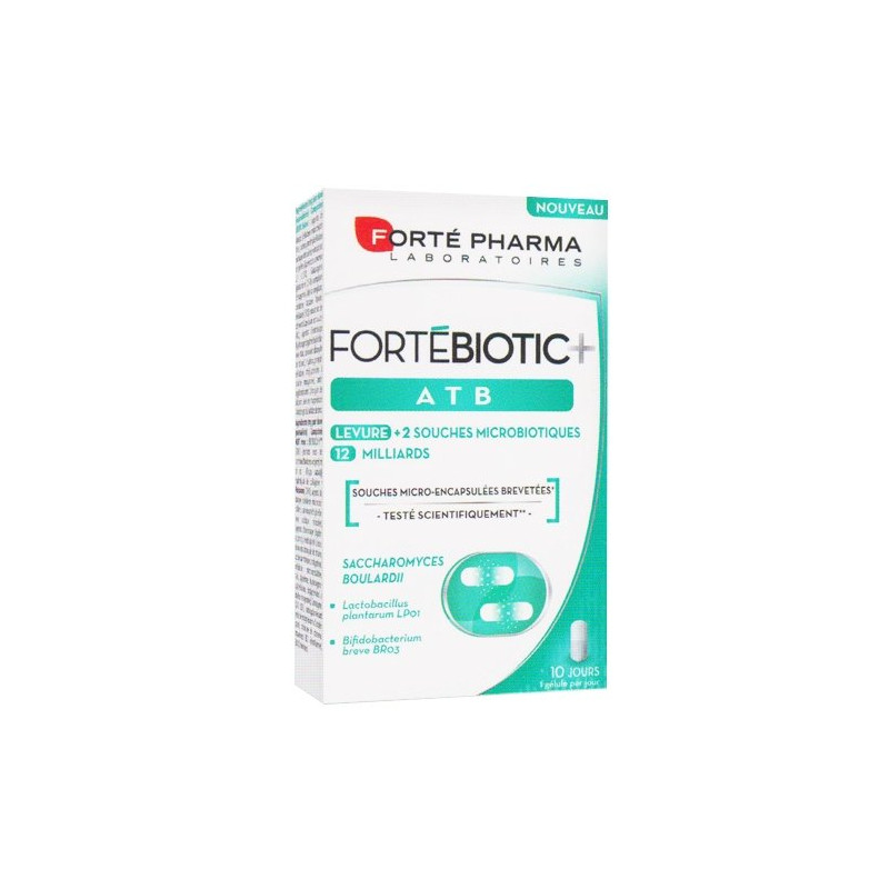Forte Pharma FortéBiotic+ ATB 2 en 1 10 gélules