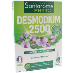 Santarome Phyto Desmodium 2500 Détoxifiant du Foie 30 gélules