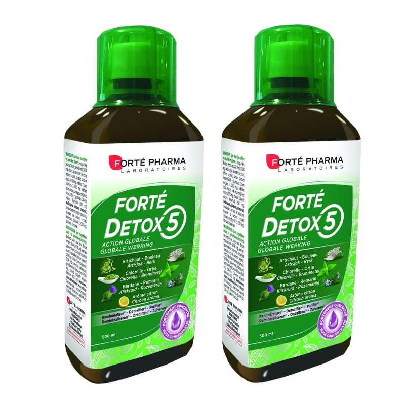 Forte Pharma Duo Pack Forté Détox 5 Organes 2x500ml