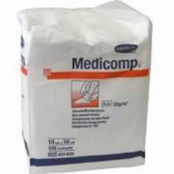 Medicomp non sterile 4 plis 10X10CM 100 *8252