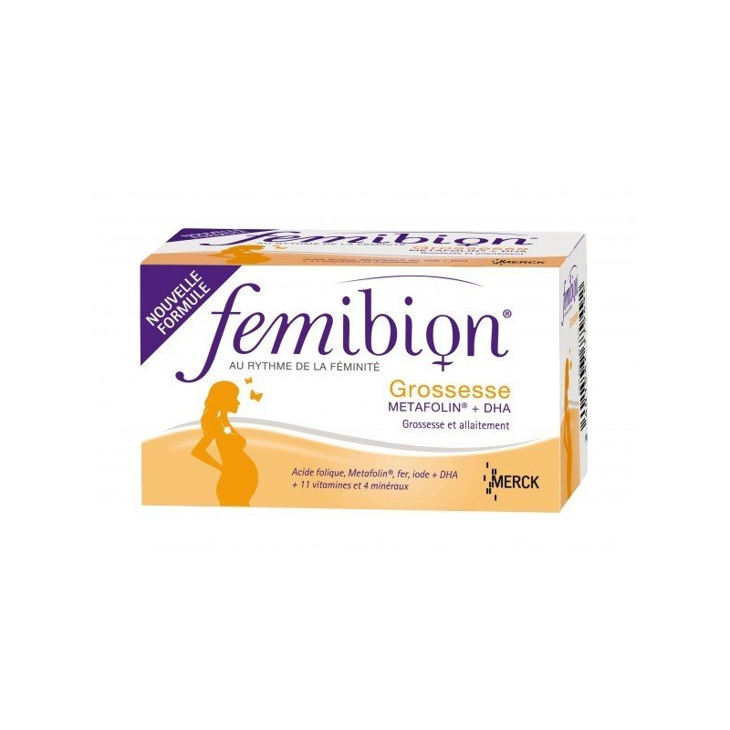 Femibion Grossesse Metafolin + DHA 28 comprimés + 28 capsules