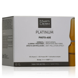 Martiderm Platinum Photo-Age Hydratants. Antioxydants. Toutes Peaux 30 Ampoules de 2 ml