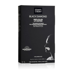 Martiderm Black Diamond Ionto-Filler Lip Contour des Lèvres 4 Patchs + Gel 4ml