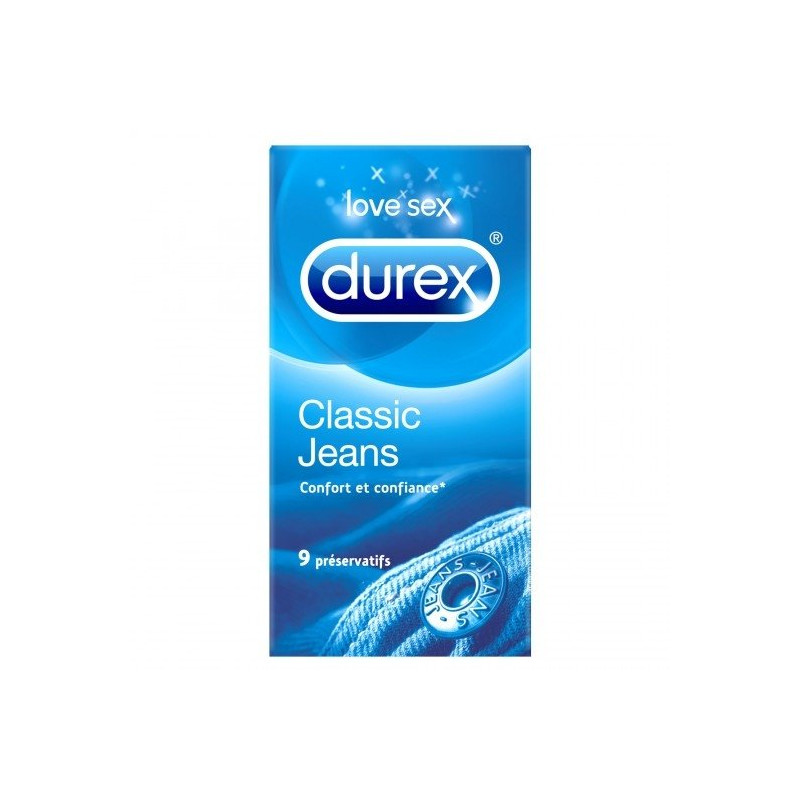 Durex Classic Jeans 9 préservatifs