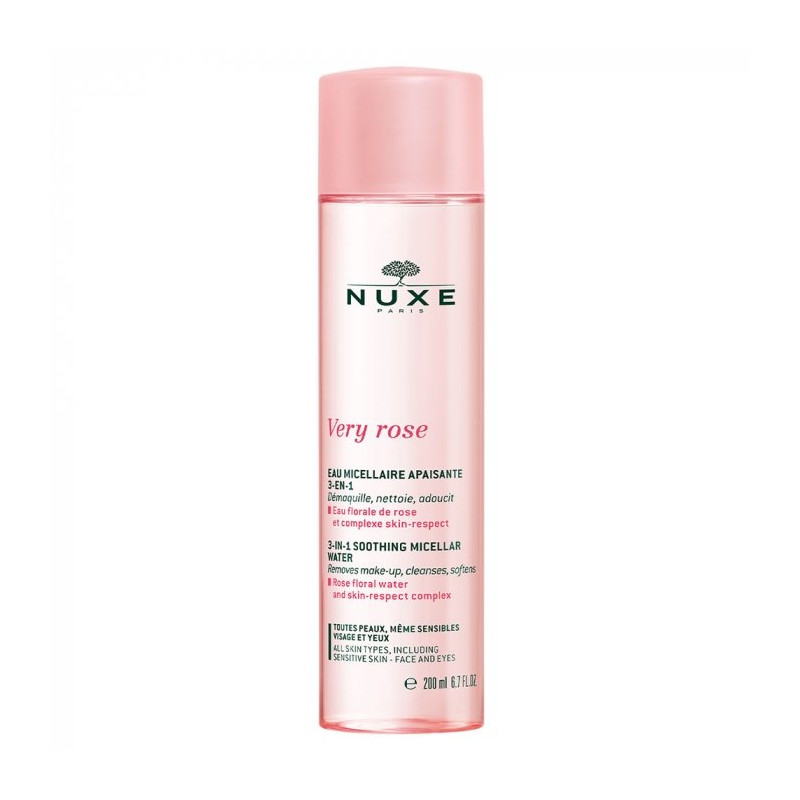 Nuxe Very Rose Eau Micellaire Apaisante 3 en 1 200ml