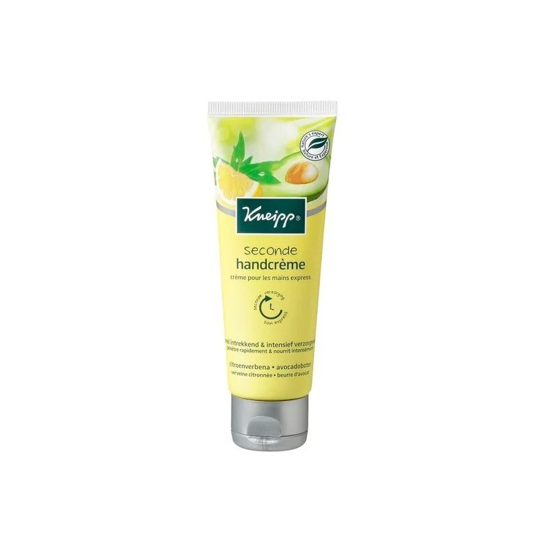 Kneipp Crème Mains Express Verveine Citronnée & Beurre d'Avocat 75ml