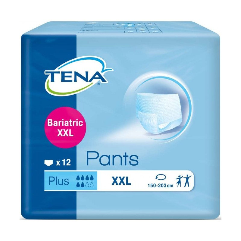 Tena Pants Plus Bariatric Taille XXL 12 pièces