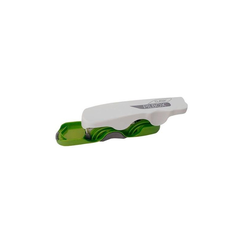 Pilbox Cutter Coupe-Comprimés Vert