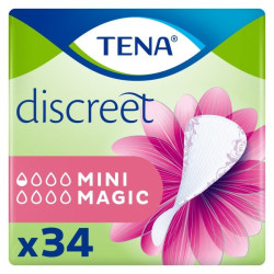 Tena Discreet Mini Magic 34 pièces