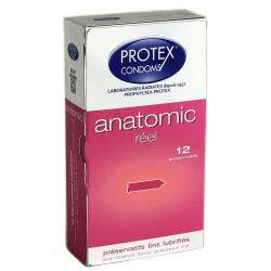 Protex Anatomic Réel 12 préservatifs
