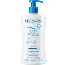 Neutraderm Baby Gel Nettoyant Douceur 3 en 1 400ml
