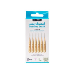 Humble Brush Brosse Interdentaire en Bamboo Taille 3 - 0.6mm 6 pièces