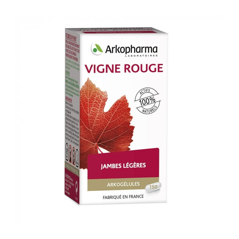 Arkopharma Arkogélules Vigne Rouge Bio 150 gélules