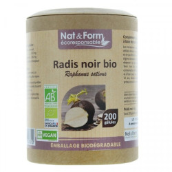 Nat & Form Ecoresponsable Radis Noir Bio 200 gélules