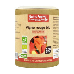 Nat & Form Ecoresponsable Vigne Rouge Circulation Bio 200 gélules