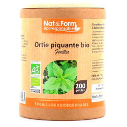 Nat & Form Ecoresponsable Ortie Piquante Bio 200 gélules